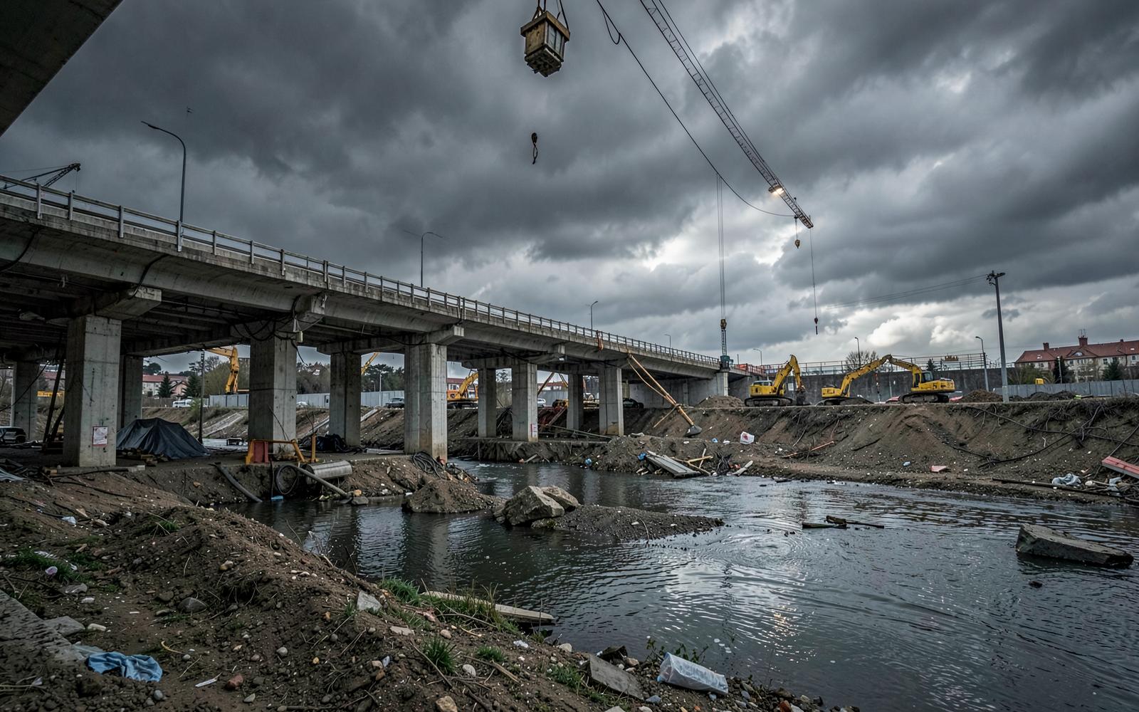 Infrastructure works — Riverside project, 800x600