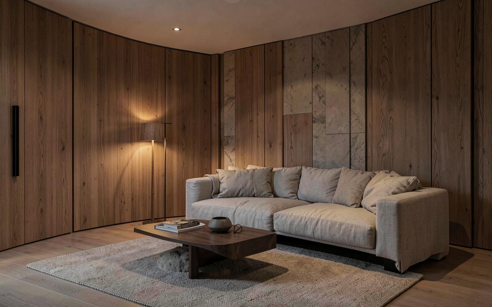 Interior portfolio — Aster Villa living room, 4:3