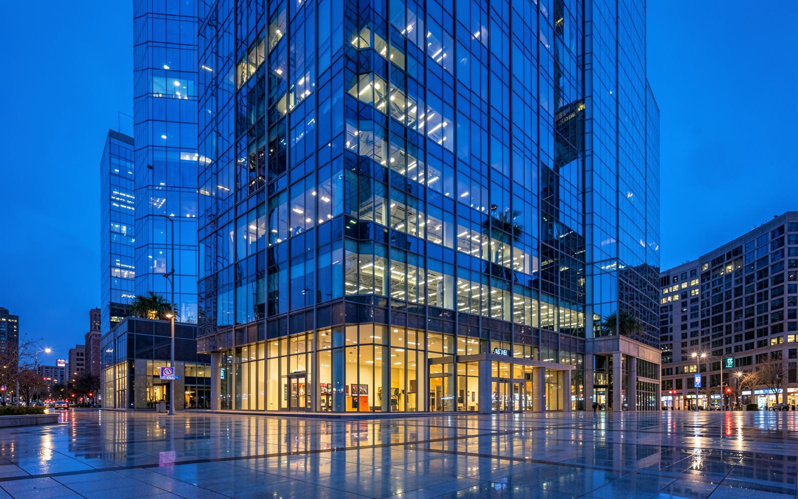 Project thumbnail — The Meridian office tower, 800x600