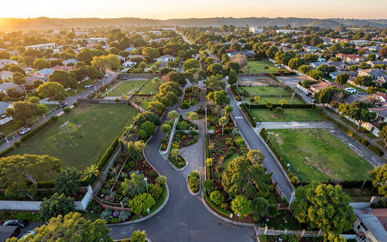 Landscaped township development